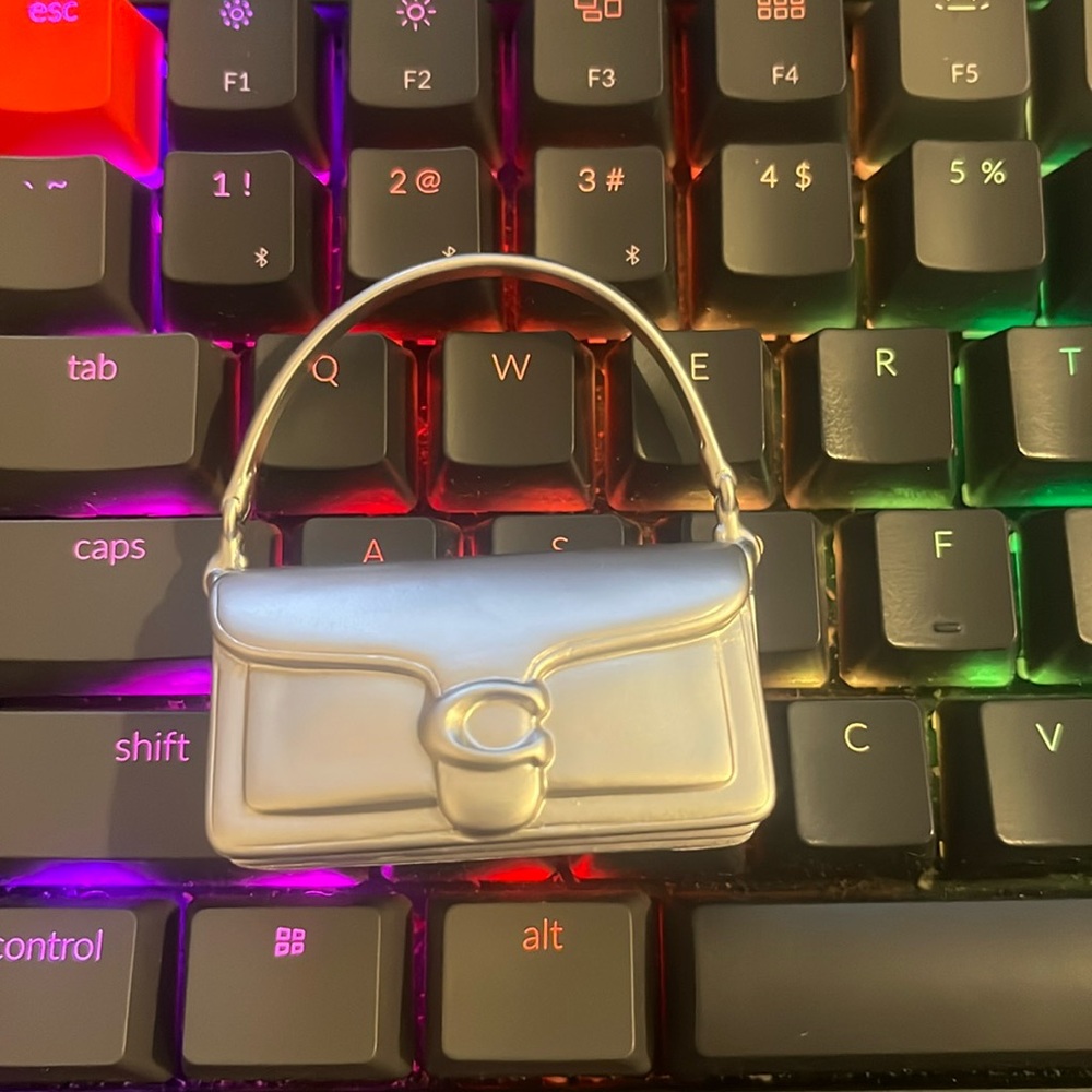 Coach tabby bag charm